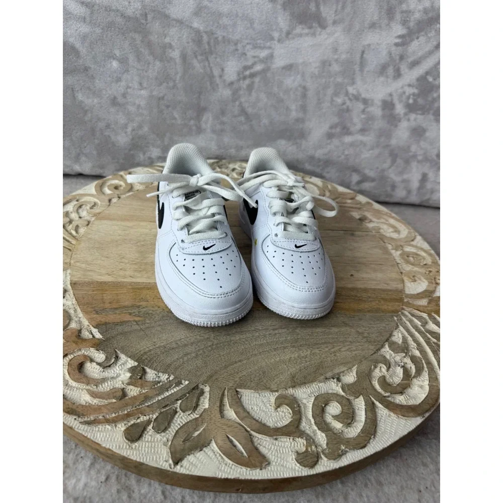 Nike Air Force 1 Low Have A Nike Day White Black Yellow DM4253-100 Kids 11C